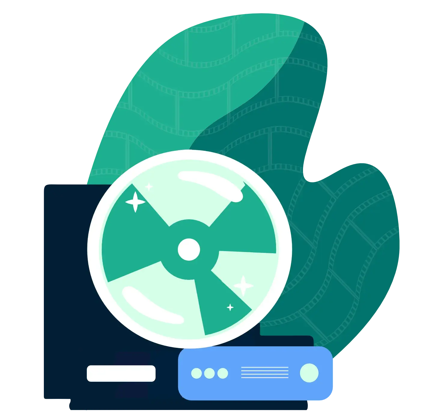 <bt>Filmes</bt><br/> em formato Blu-ray, DVD e VHS